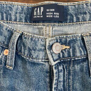 GAP High Rise Wide-Leg Jeans 10/30R